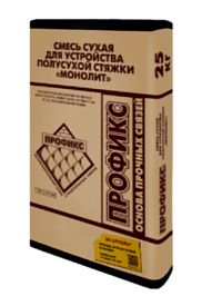 Смесь сухая для устройства полусухой стяжки «Монолит»